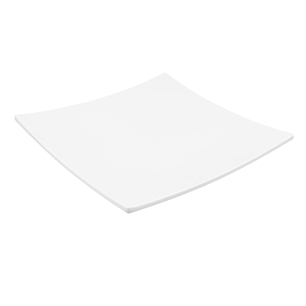 American Metalcraft MEL42 12" Square Melamine Dinner Plate, White
