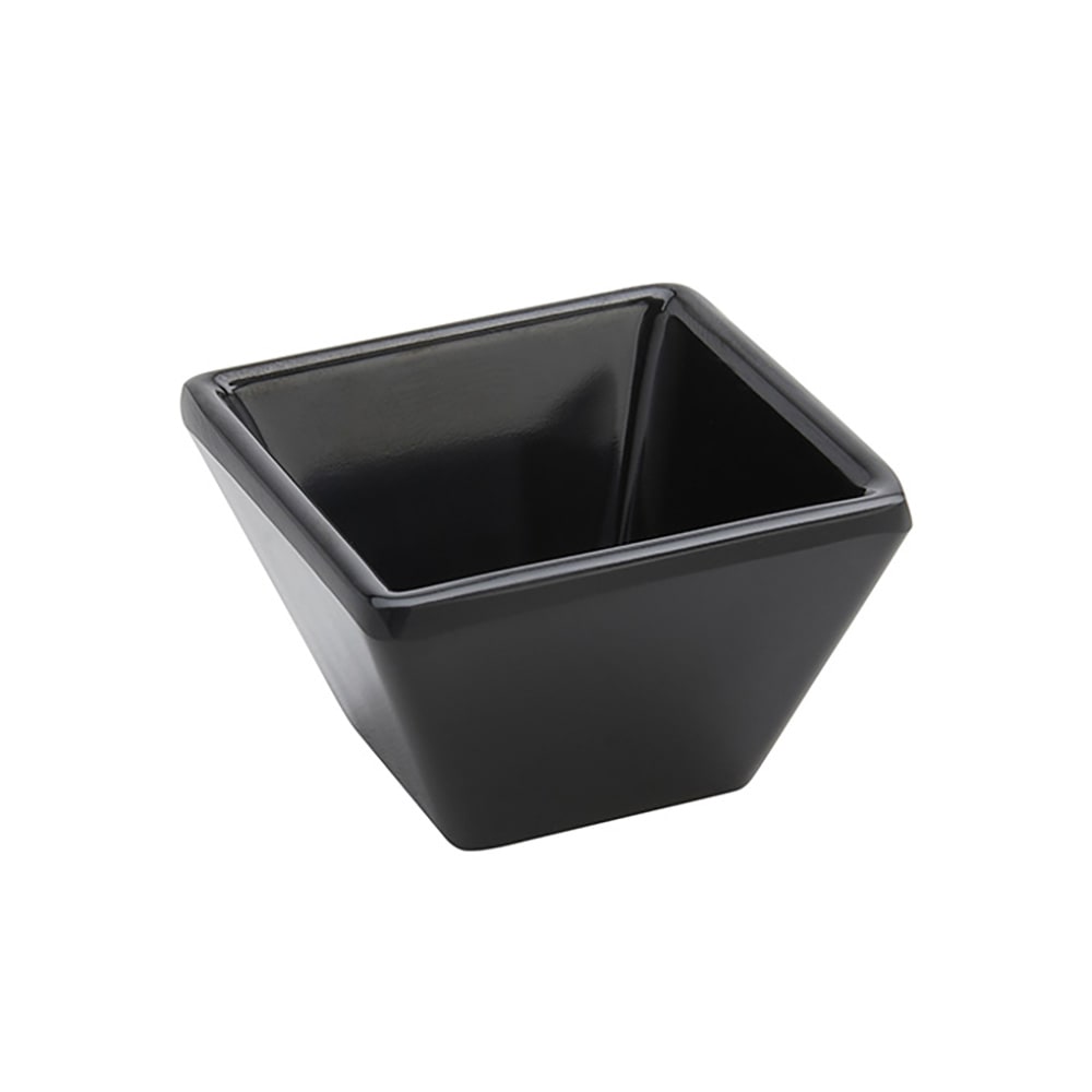 American Metalcraft MELSCB51 1 1/4 oz Melamine Sauce Cup, Black