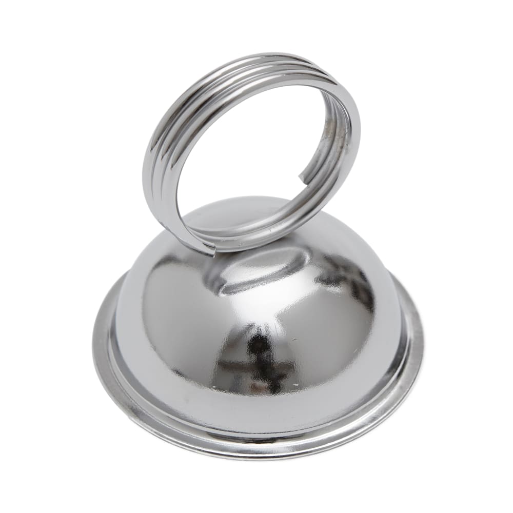 American Metalcraft MH243 2 1/2" Tabletop Menu Card Holder - Nickel Plated