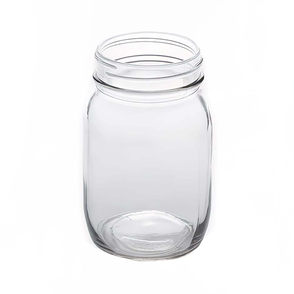 American Metalcraft MJ17 17oz Glass Mason Jar - Clear