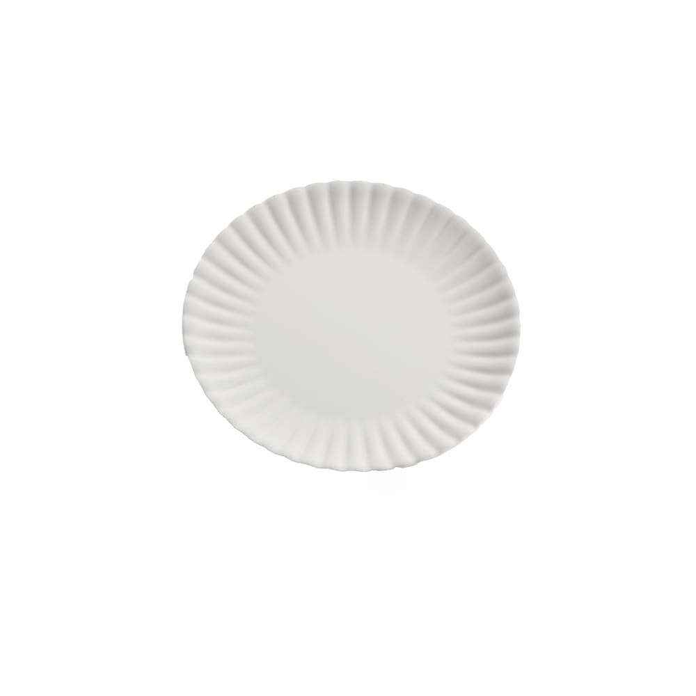 American Metalcraft MP9 8 7/8" Round Melamine Plate, White