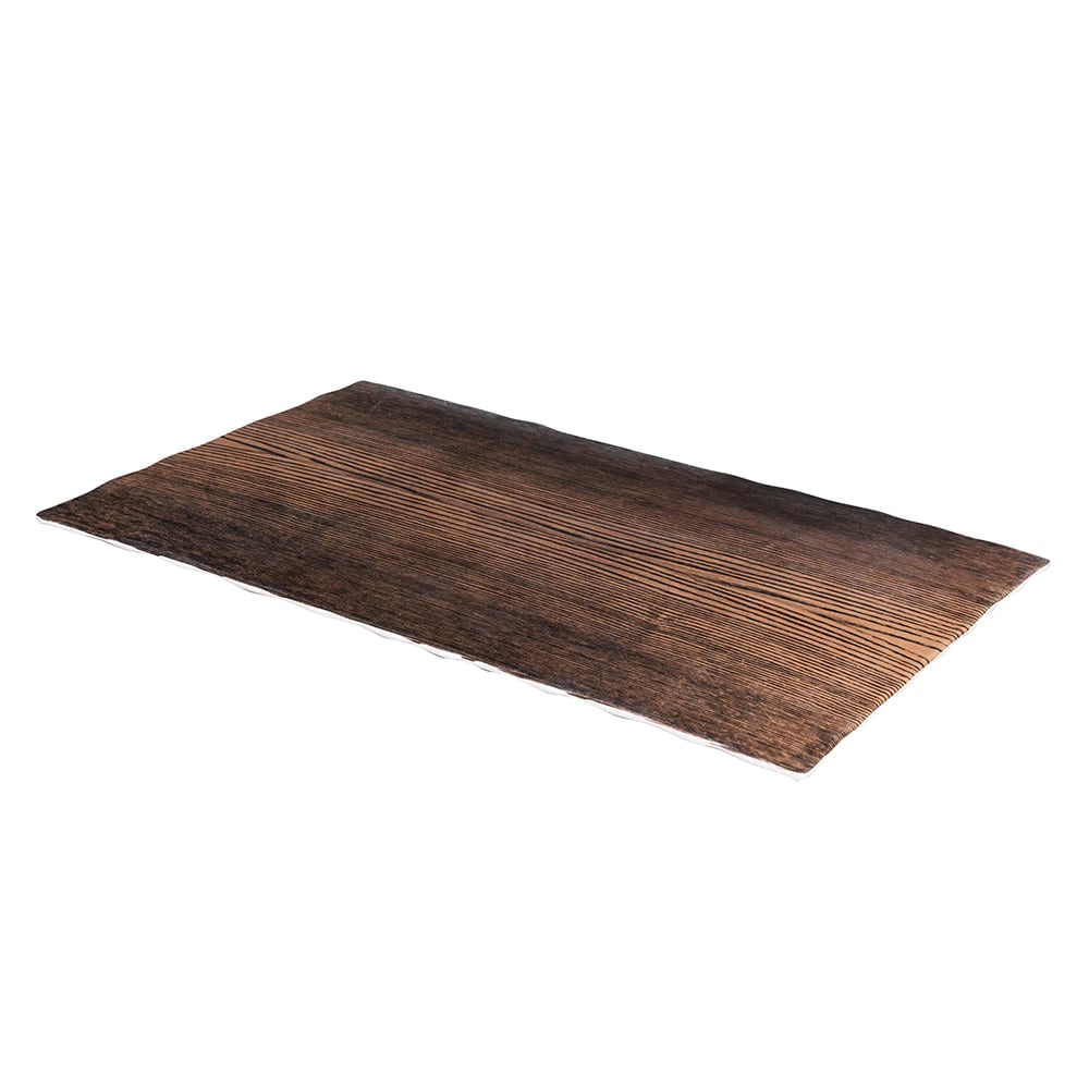 American Metalcraft MPLW Rectangle Serving Board - 20 7/8" x 12 1/2", Walnut Melamine