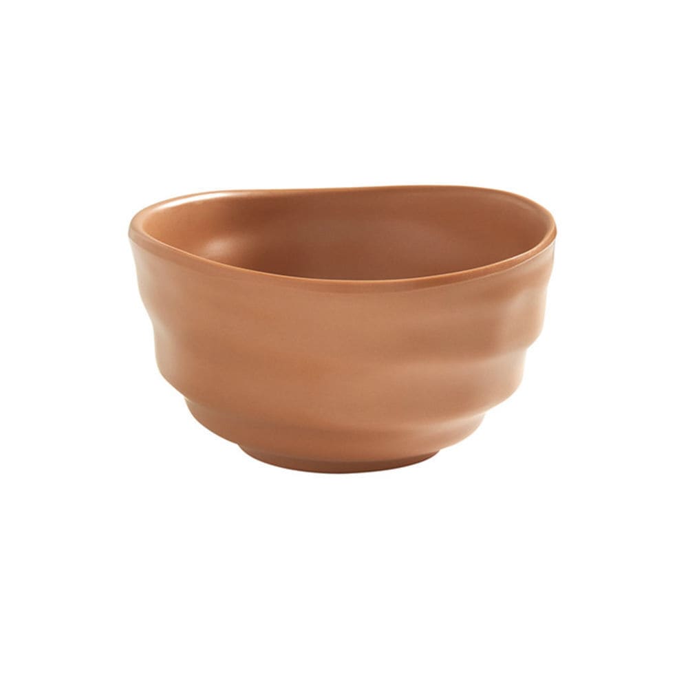 American Metalcraft MRB10TC 10 oz Round Melamine Bowl, Terracotta