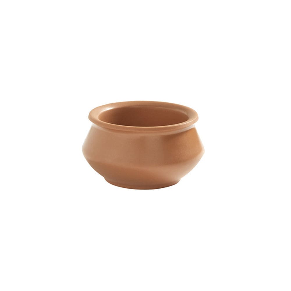 American Metalcraft MRPT3TC 3 oz Melamine Sauce Pot, Terracotta