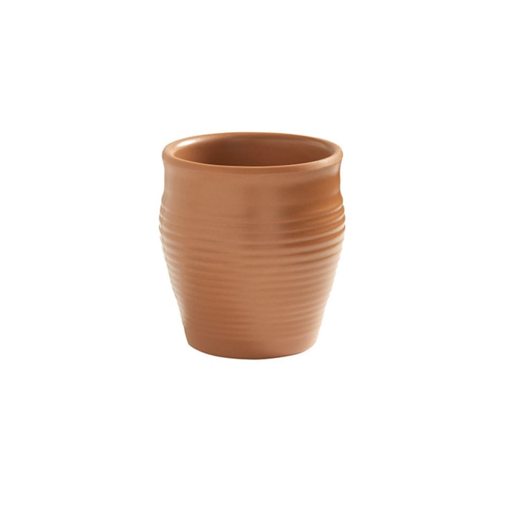 American Metalcraft MRPT6TC 6 oz Melamine Sauce Pot, Terracotta