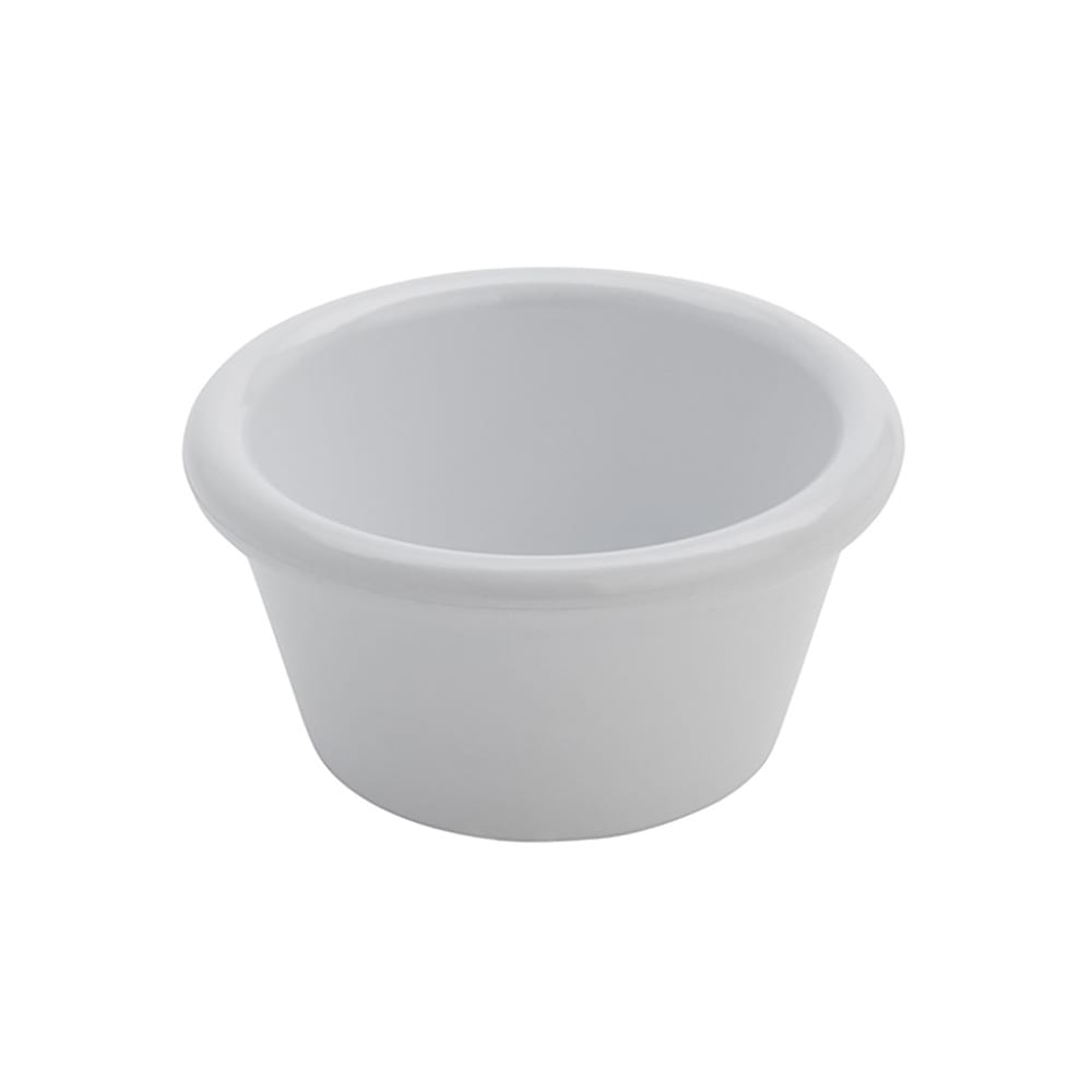 American Metalcraft MRS200W 2 oz Melamine Ramekin, White
