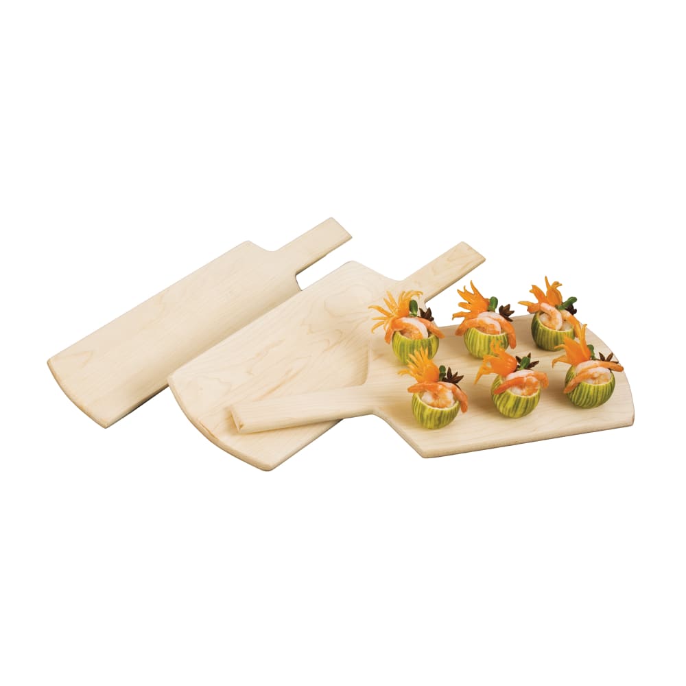 American Metalcraft MSB3 18 x 6 1/2" Serving Board, Solid, Maple