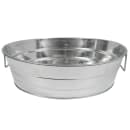 American Metalcraft MTUB12 95 oz Round Serving Tub w/ Side Handles - 11 5/8"D x 3 1/4"H, Tin thumbnail 3