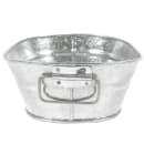 American Metalcraft MTUB69 24 oz Oval Serving Tub w/ Side Handles - 8 3/4"L x 5 1/2"W x 2 1/2"H, Tin thumbnail 5