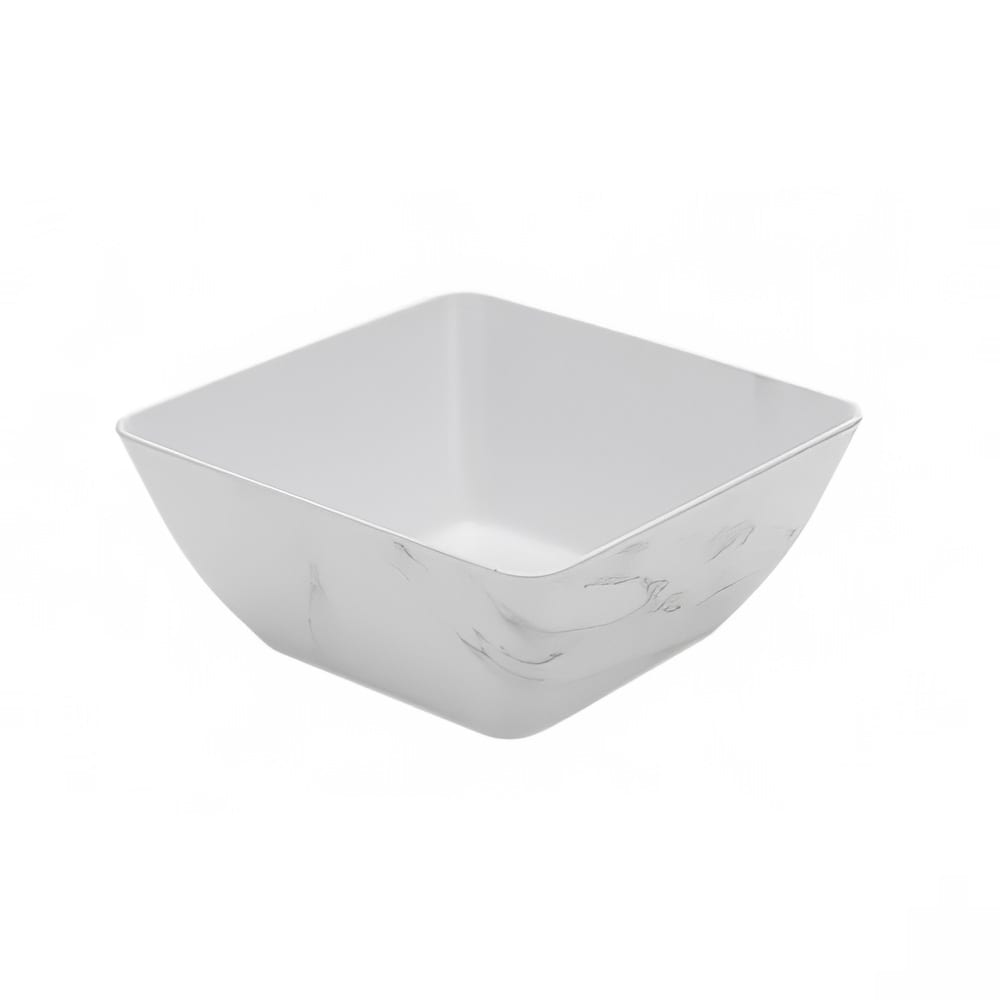 American Metalcraft MWMSQ9 127 oz Square Melamine Bowl, White Marble