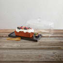 American Metalcraft MWP14 14 1/4" x 6 5/8" Rectangular Upton Platter - Mango Wood, Espresso thumbnail 2