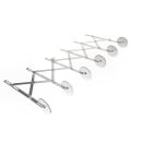 American Metalcraft MWPC6X2 Multi-Wheel Pastry Cutter w/ Six 2" Parallel Wheels thumbnail 3