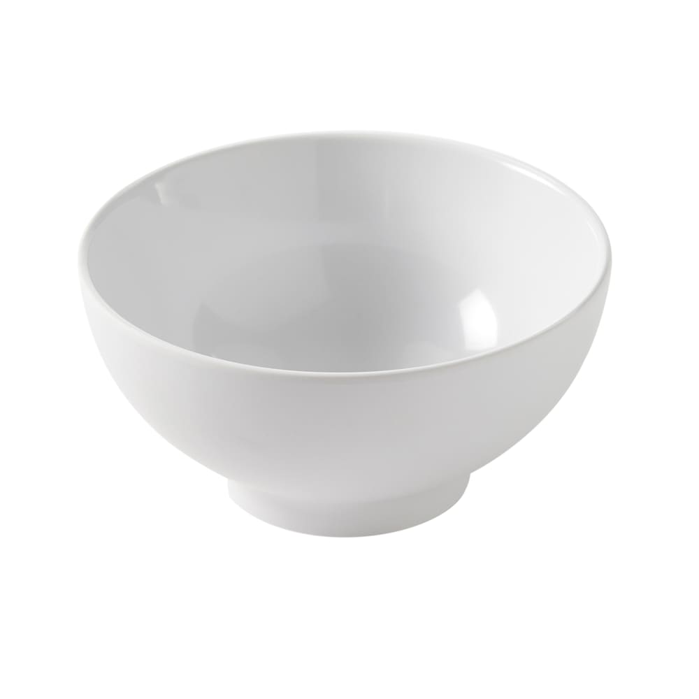American Metalcraft NBW30 30 oz Round Melamine Noodle Bowl, White
