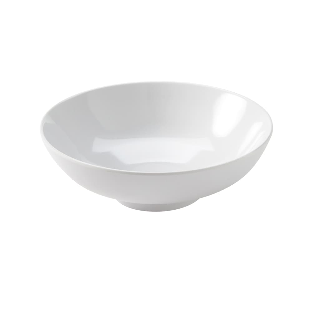 American Metalcraft NBW56 56 oz Round Melamine Noodle Bowl, White