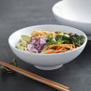 American Metalcraft NBW56 56 oz Round Melamine Noodle Bowl, White thumbnail 4