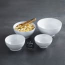 American Metalcraft NBW85 85 oz Round Melamine Noodle Bowl, White thumbnail 3