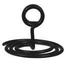 American Metalcraft NSB1 1 1/2" Number Card Holder - Steel, Black thumbnail 2