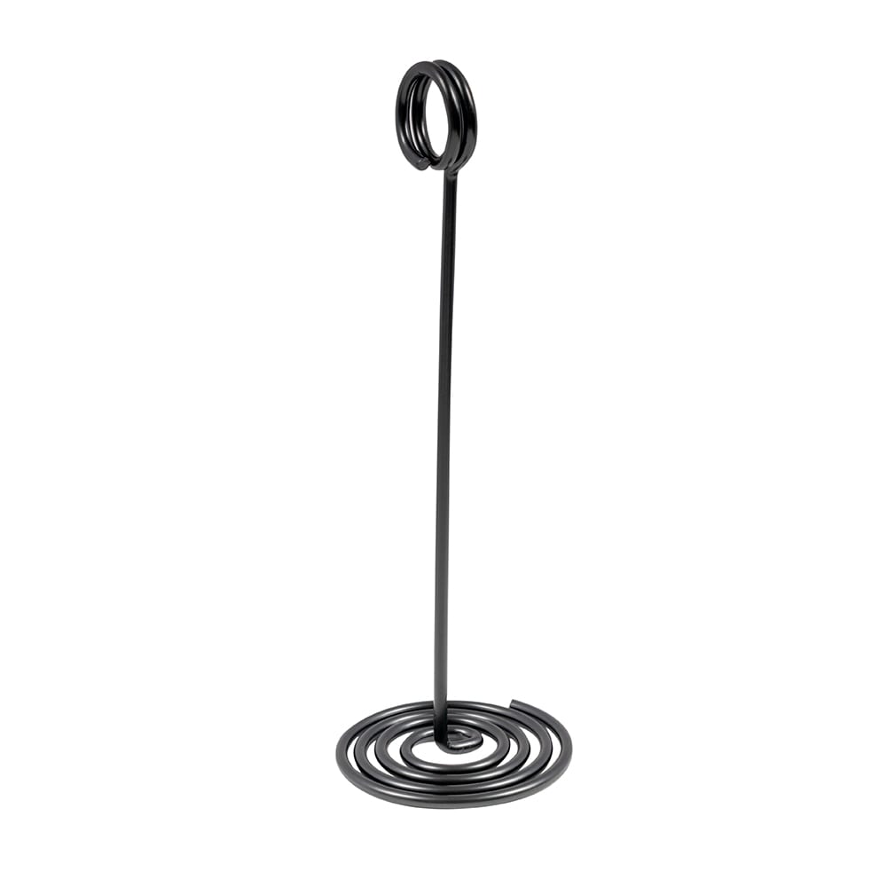 American Metalcraft NSB8 8" Number Card Holder - Steel, Black