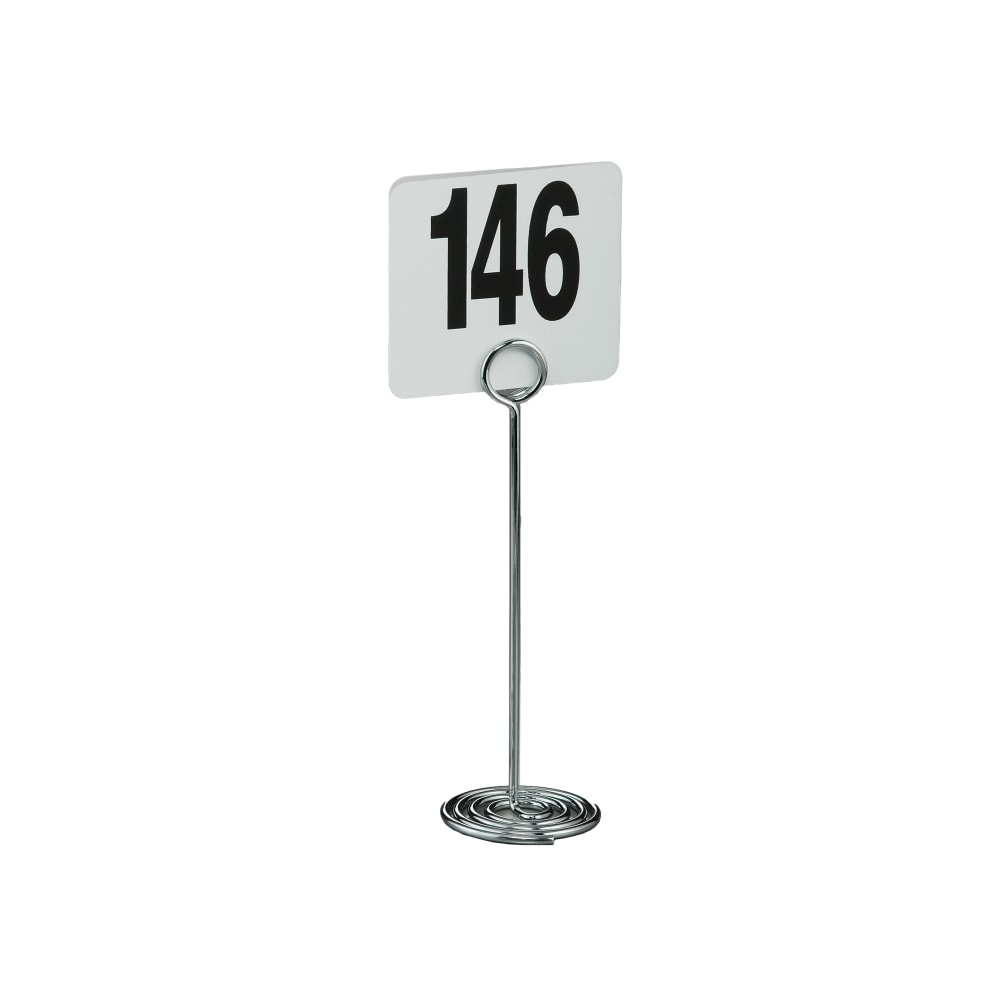American Metalcraft NSC12 12" Number Card Holder - Chrome