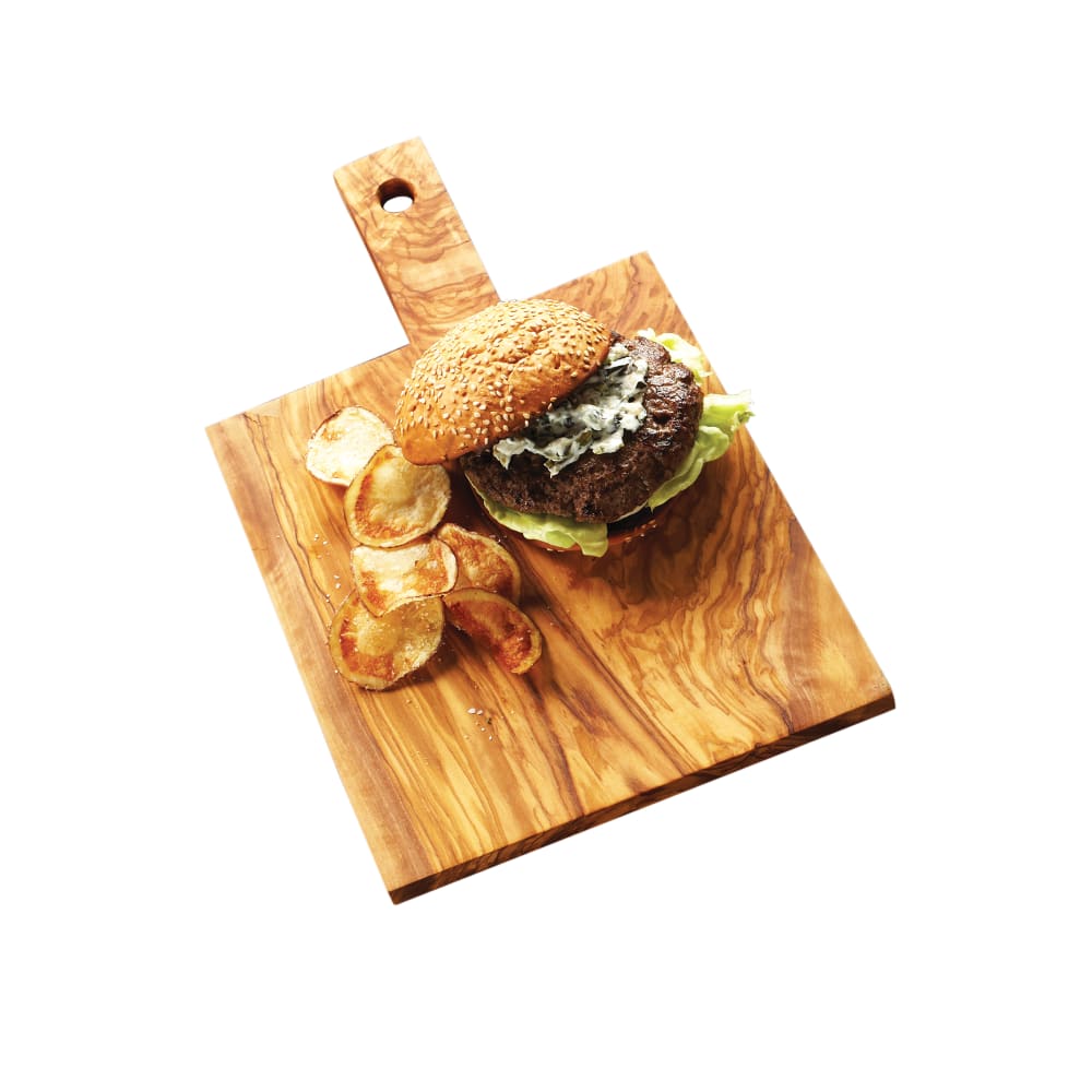 American Metalcraft OWB149 Rectangular Serving Board - 14" x 9", Olive Wood