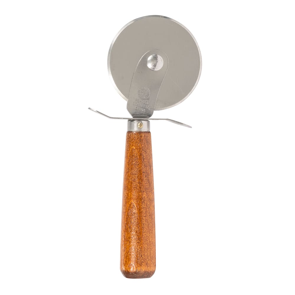 American Metalcraft PC7250 2 1/2" Pizza Cutter w/ Wood Handle, Stainless Steel