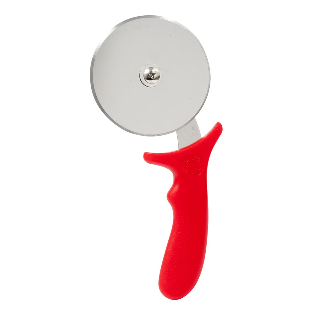 American Metalcraft PIZR2 4" Pizza Cutter w/ Red Plastic Handle, Stainless Steel