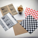 American Metalcraft PPCH1B 12" Square Checkerboard Fry Paper, Black thumbnail 2