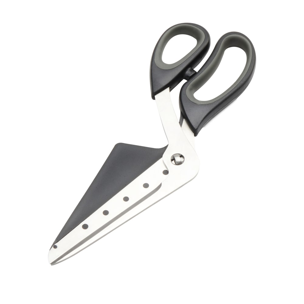 American Metalcraft PSD10 10 5/8" Pizza Scissors/Turner w/ Black Rubberized Handle, Stainless Steel