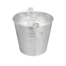 American Metalcraft PTUB87 148 oz Round Serving Pail w/ Handle - 8 1/4"D x 7 3/8"H, Tin thumbnail 3