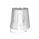 American Metalcraft PTUB87 148 oz Round Serving Pail w/ Handle - 8 1/4"D x 7 3/8"H, Tin thumbnail 4