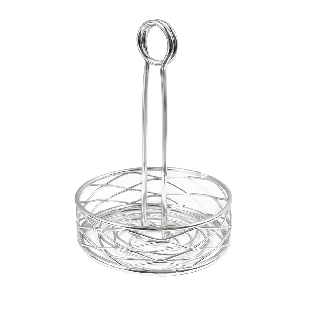 American Metalcraft RBNC26 Round Condiment Caddy - Wire, Chrome