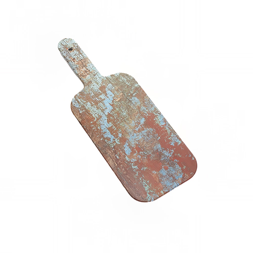 American Metalcraft RM12 Rectangular Melamine Serving Peel - 12" x 6", Reclaimed Wood Pattern