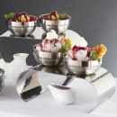 American Metalcraft SDWB45 10 oz Stackable Bowl - Mirror/Satin-Finish Stainless thumbnail 5