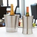 American Metalcraft SDWC7 7" Double Walled Champagne Bucket - Stainless Steel, Brushed Finish thumbnail 2