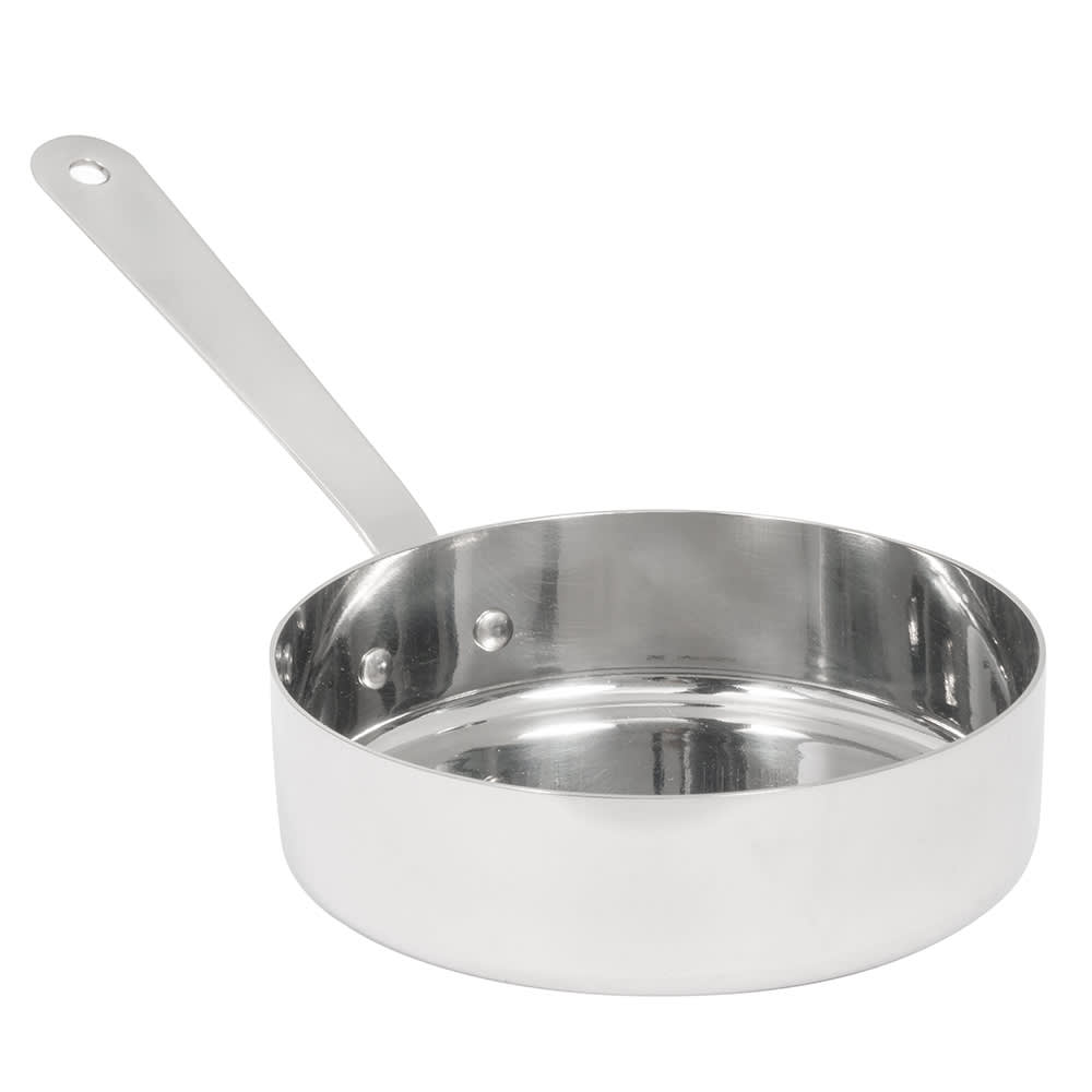 American Metalcraft SHSP41 13 oz Stainless Sauce Pot - 4 3/4" x 1 3/8"