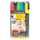 American Metalcraft SMA510V4 Small Tip Chalk Marker - 4 Assorted Colors thumbnail 4