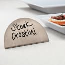 American Metalcraft SMS1 5" Card Sign, 2 1/2" x 2 1/2", Stainless thumbnail 2