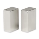 American Metalcraft SP4 2 oz Salt & Pepper Shaker Set - Stainless Steel, 2 1/2"H thumbnail 2