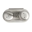 American Metalcraft SP6 1 oz Salt & Pepper Shaker Set - Stainless Steel, 3 1/4"H thumbnail 3