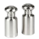 American Metalcraft SPM4 3 oz Salt & Pepper Shaker Set - Stainless Steel, 4"H thumbnail 2