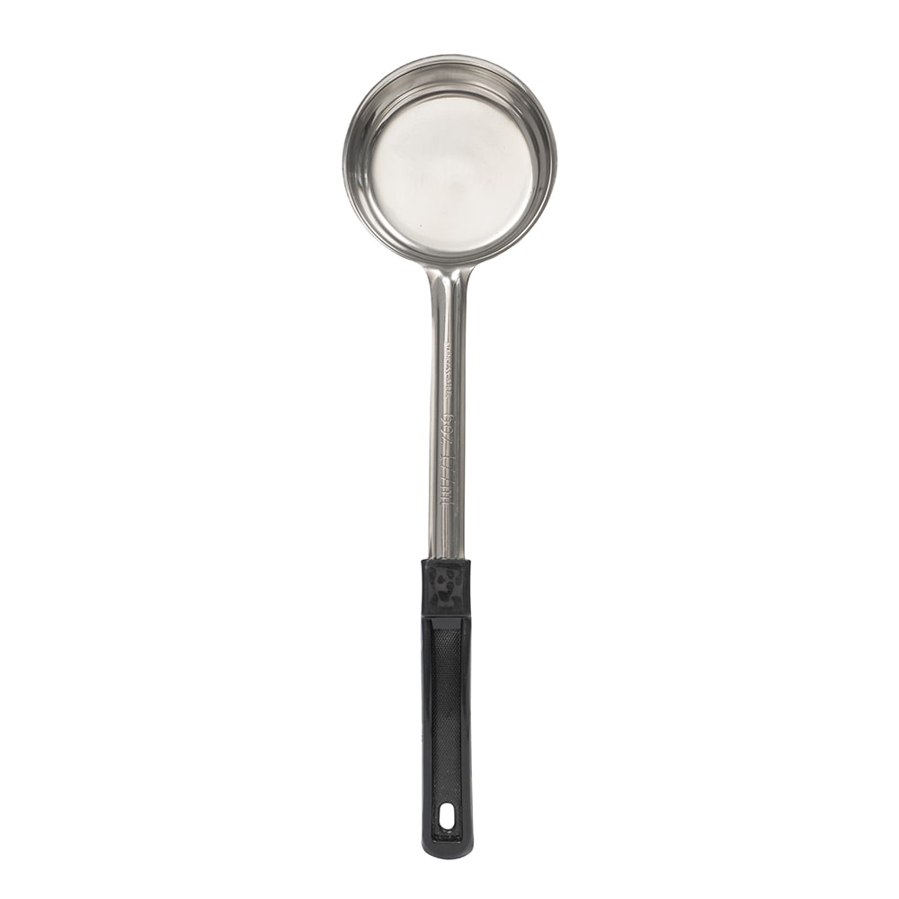 American Metalcraft SPN6 6 oz Ladle Style Solid Bowl, 3 3/4 in, Grip Handle, Black