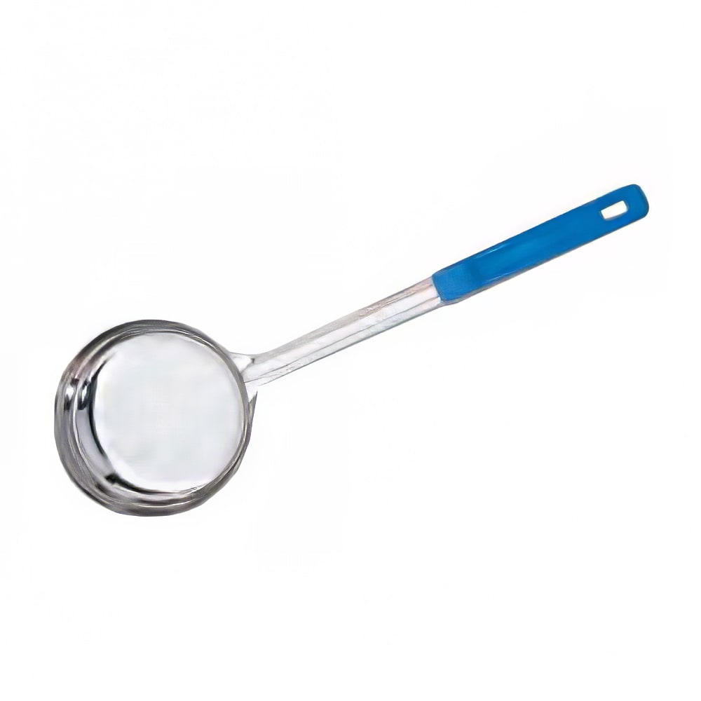 American Metalcraft SPN8 8 oz Ladle Style Solid Bowl, 4 in, Grip Handle, Blue
