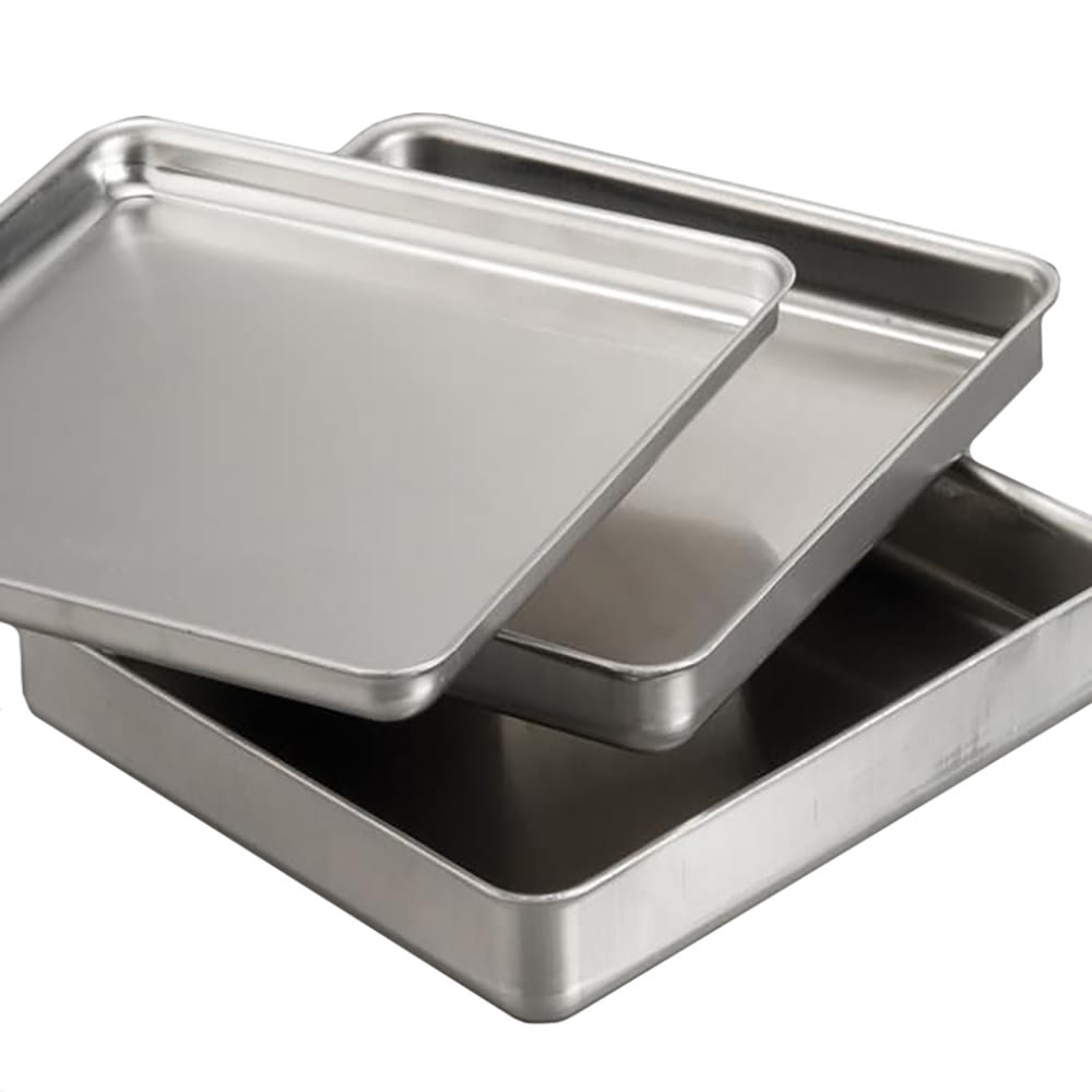 American Metalcraft SQ1615 Straight Sided Deep Dish Pan, 16x16", 1 1/2" Deep, Aluminum