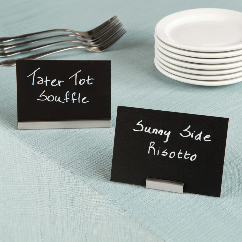 American Metalcraft SSCH125 1 1/4" Card Holder - Stainless