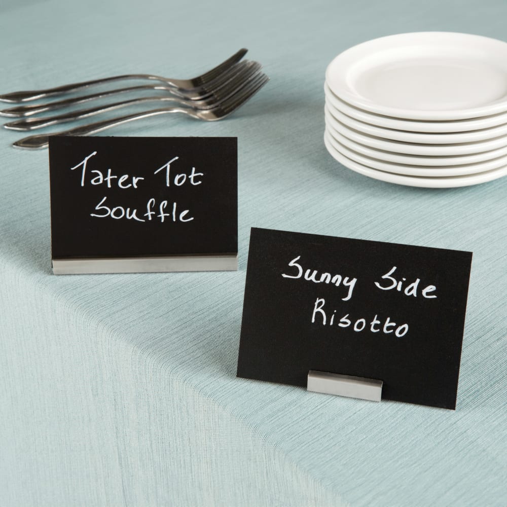 American Metalcraft SSCH4 4 1/8" Card Holder - Stainless