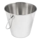American Metalcraft SSP43 32 oz Round Mini Serving Pail w/ Handle - 5"D x 4 5/8"H, Stainless thumbnail 2