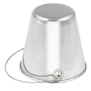 American Metalcraft SSP43 32 oz Round Mini Serving Pail w/ Handle - 5"D x 4 5/8"H, Stainless thumbnail 4