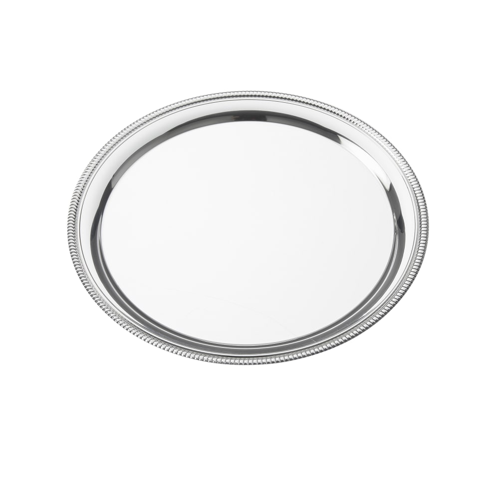 American Metalcraft SST12 12" Round Serving Tray, Stainless