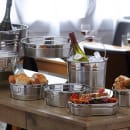 American Metalcraft STUB69 24 oz Oval Serving Tub - 8 3/4"L x 5 1/2"W x 2 1/2"H, Stainless Steel thumbnail 2