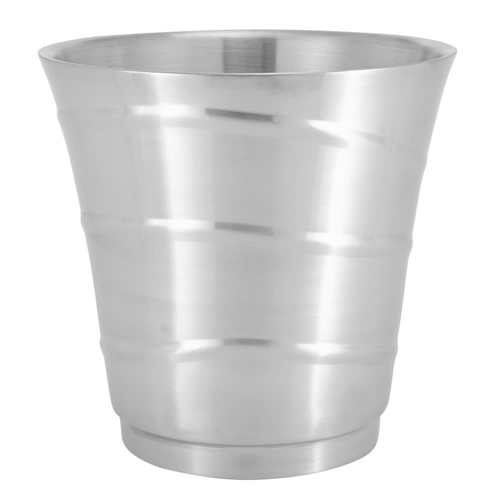 American Metalcraft SWB 8 5/8" Double Walled Wine Bucket - Stainless Steel, Swirl Embossed